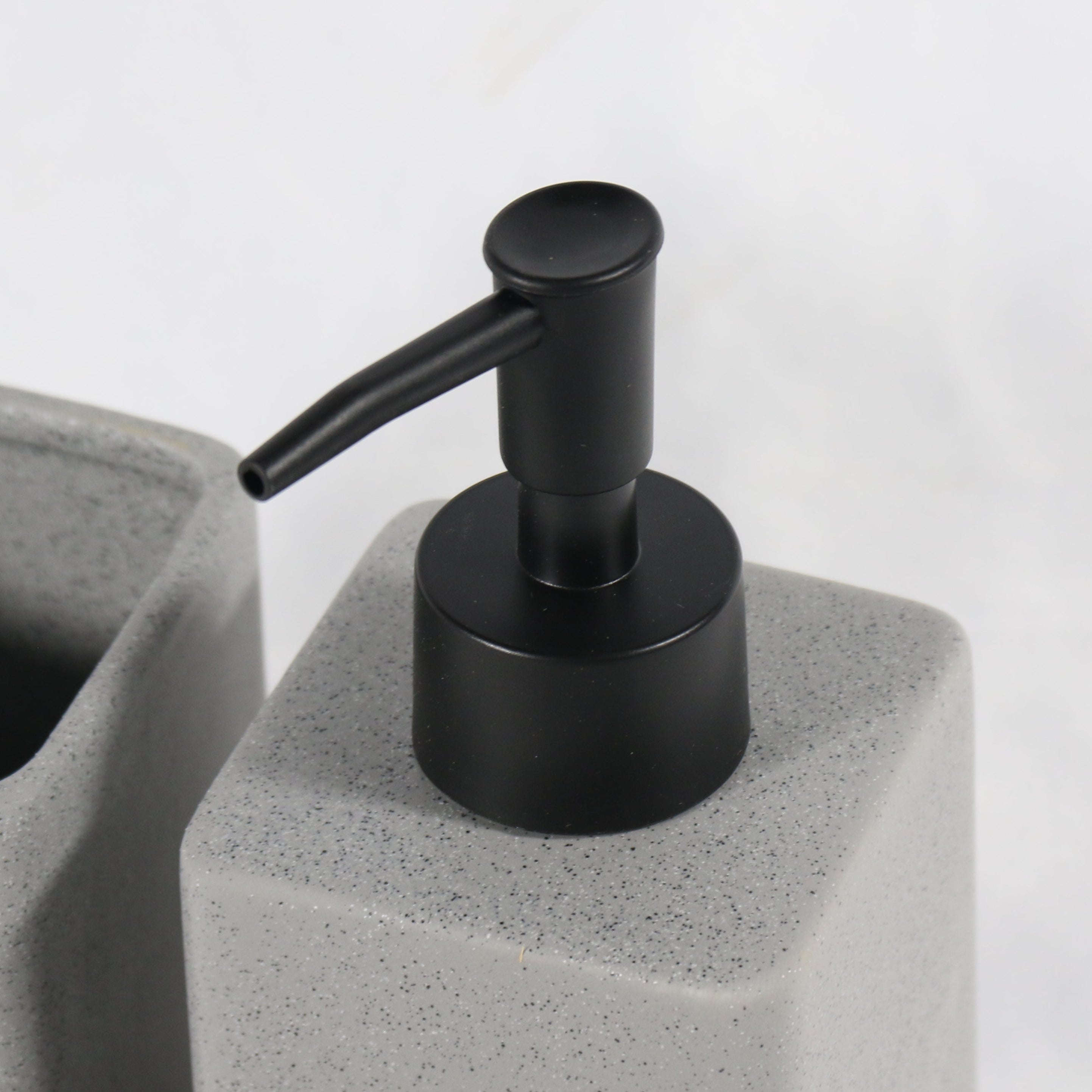 Grey bathroom ceramic set