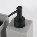 Load image into Gallery viewer, Grey bathroom ceramic set
