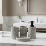 Load image into Gallery viewer, Grey bathroom ceramic set
