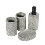 Load image into Gallery viewer, Grey bathroom ceramic set
