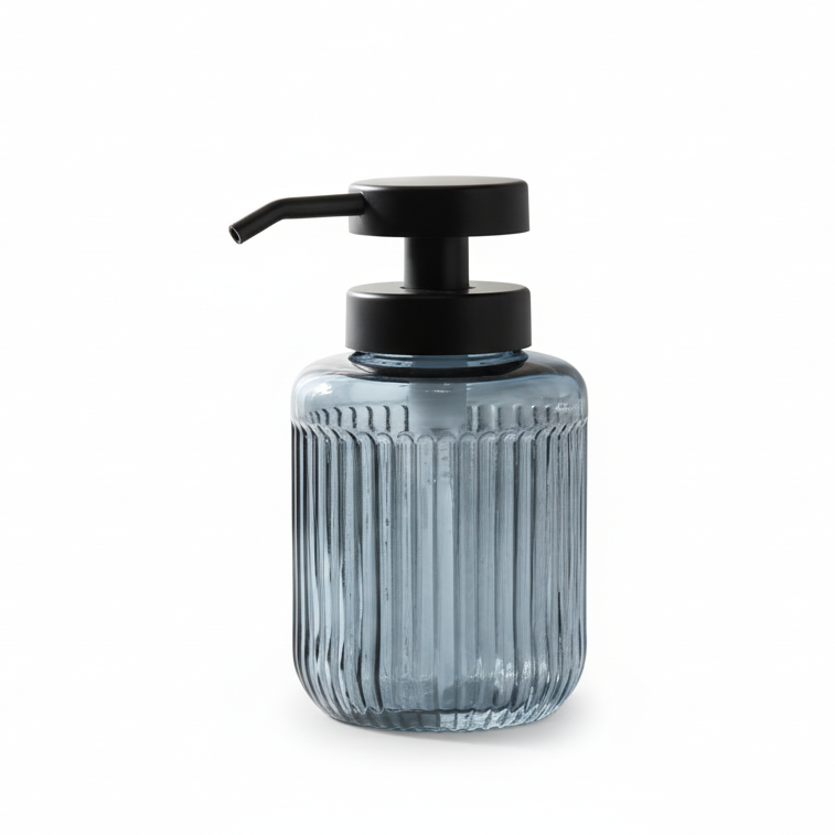 Dark Blue Washing Liquid Bottle
