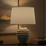 Load image into Gallery viewer, White table lamp
