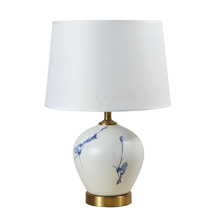 White table lamp