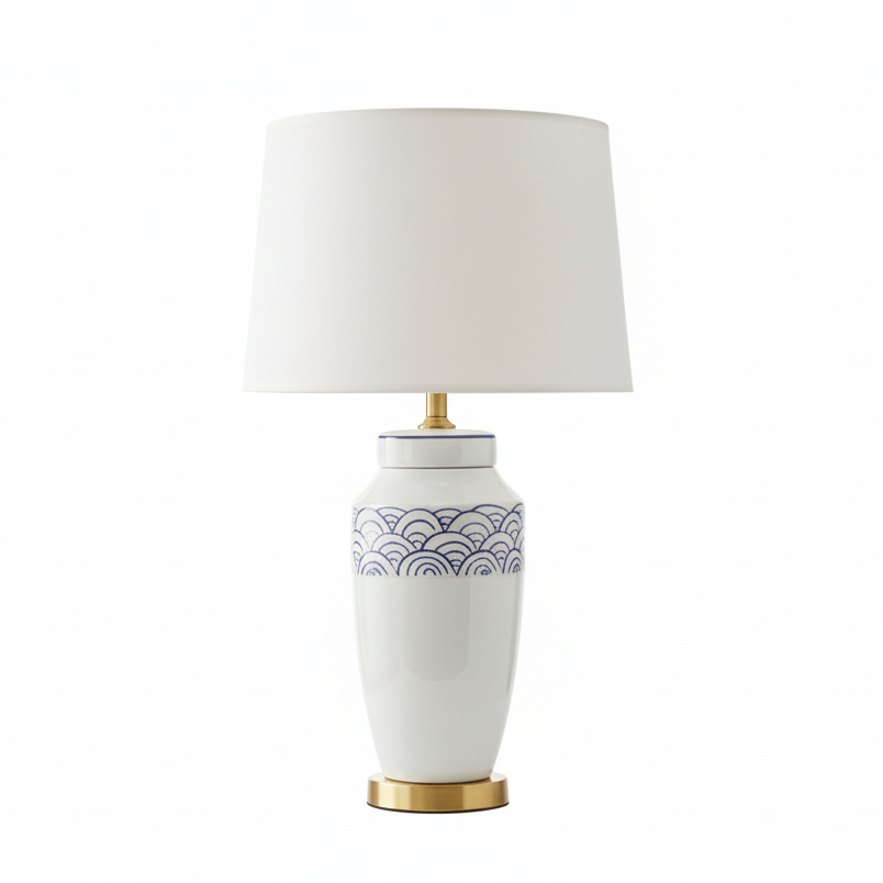 White table lamp