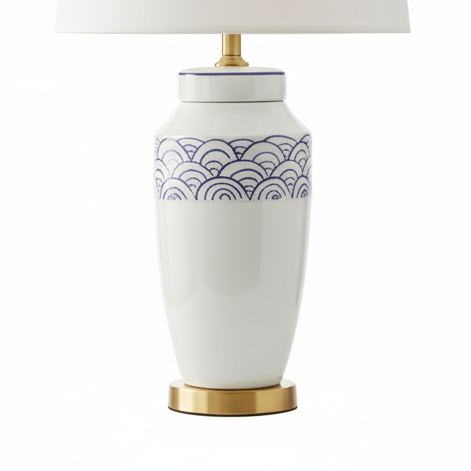 White table lamp
