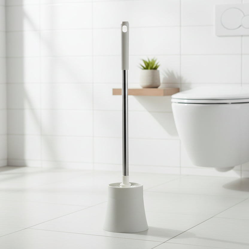 Toilet brush with holder
