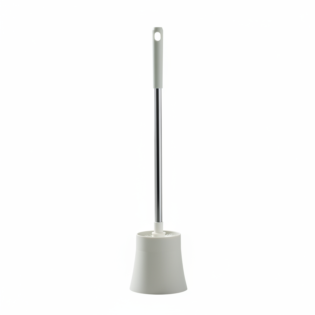 Toilet brush with holder