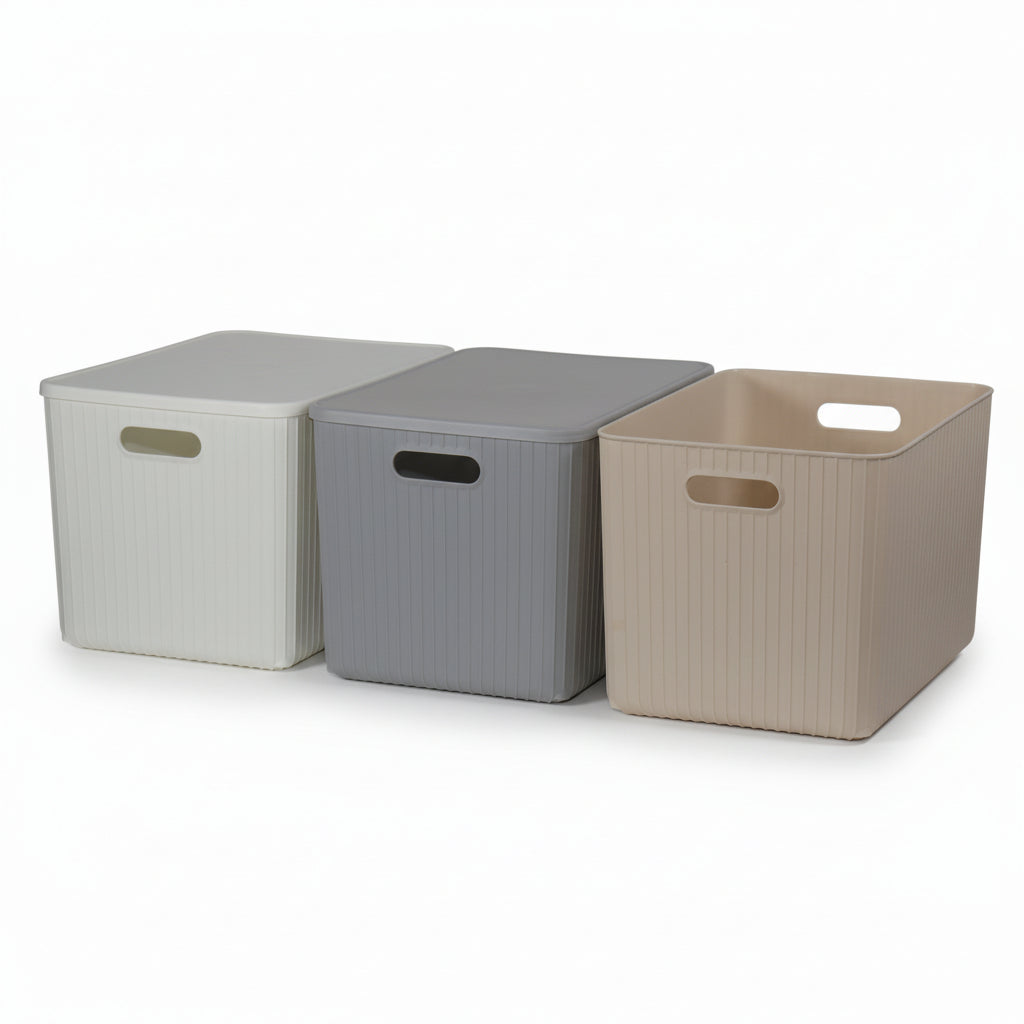 Storage Basket With Lid