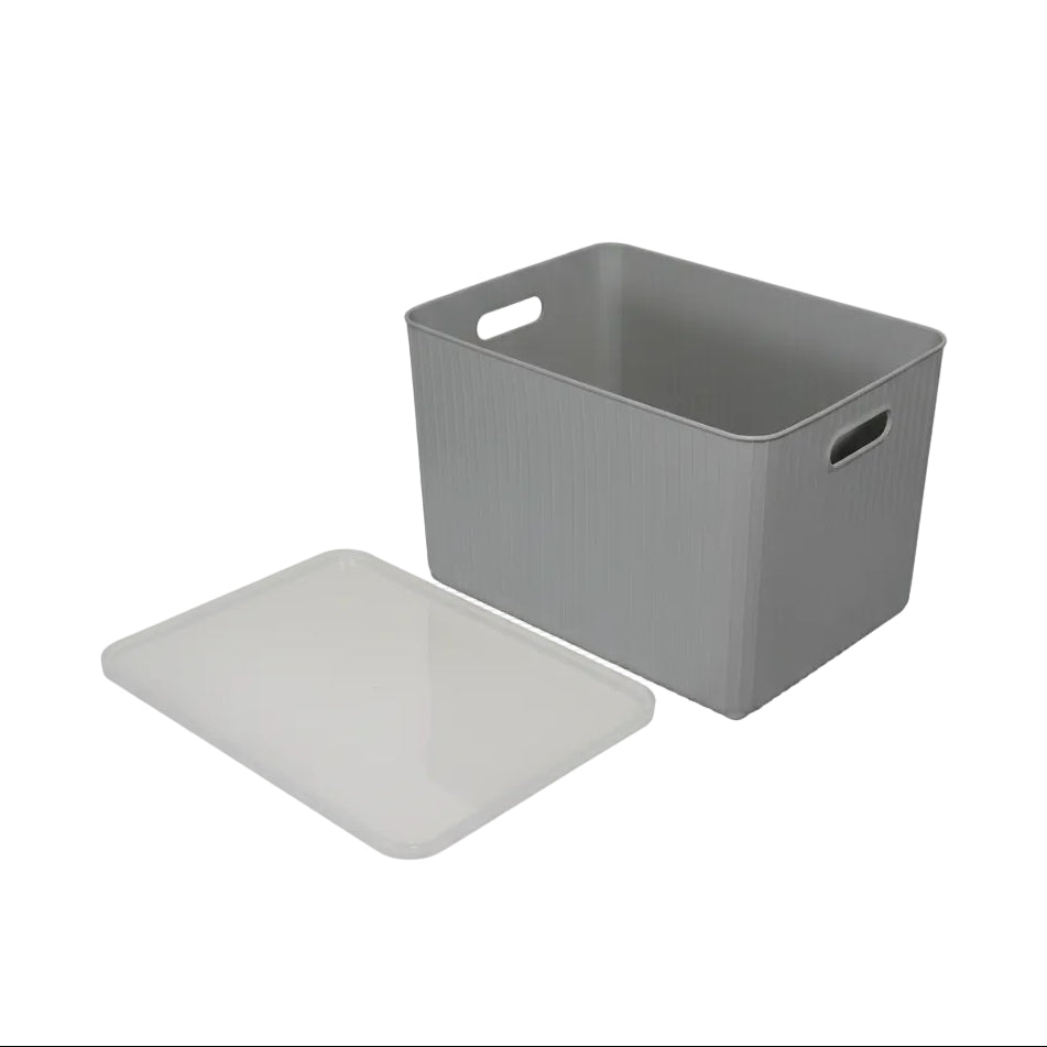 Storage Basket With Lid