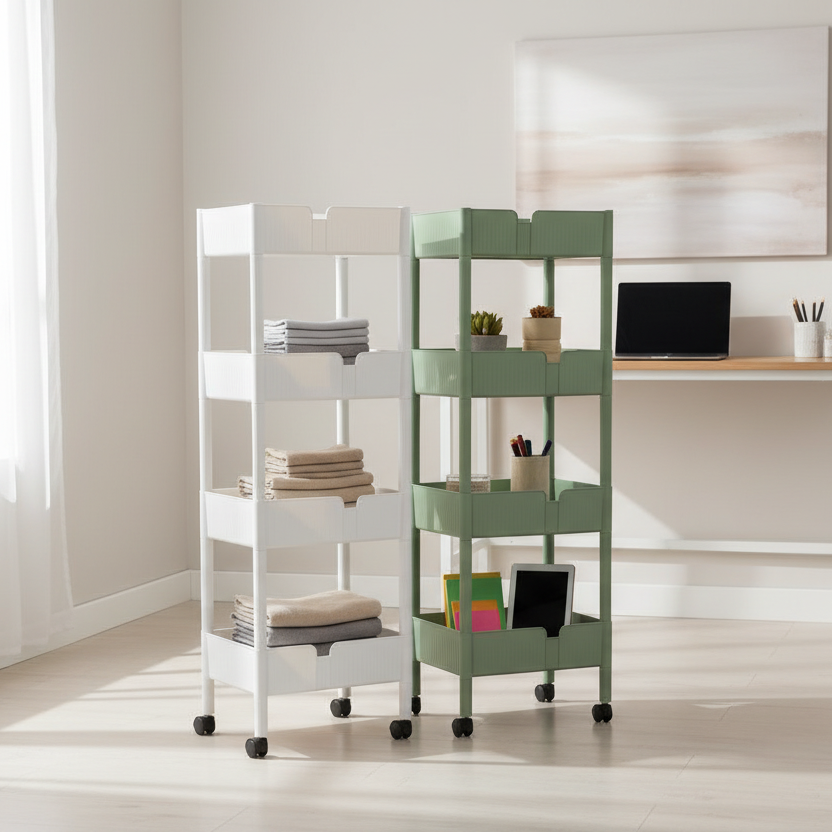 4 Layer Trolley Rack