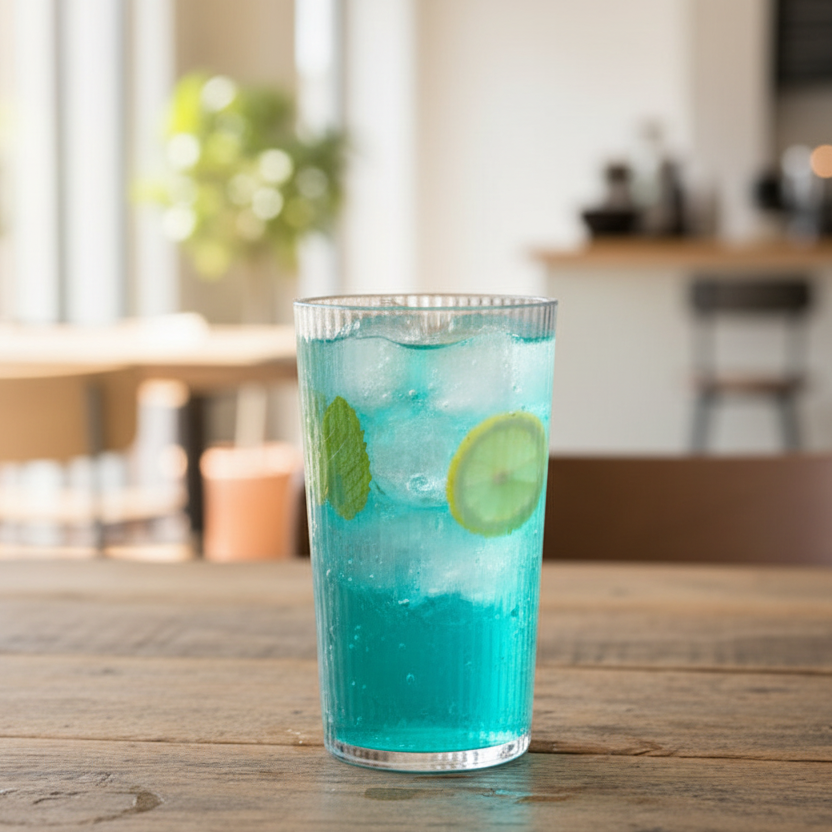 Striped Drinking Glass