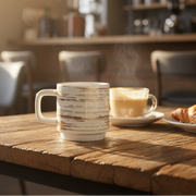 White Design Mug