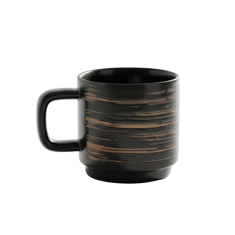 Black Design Mug