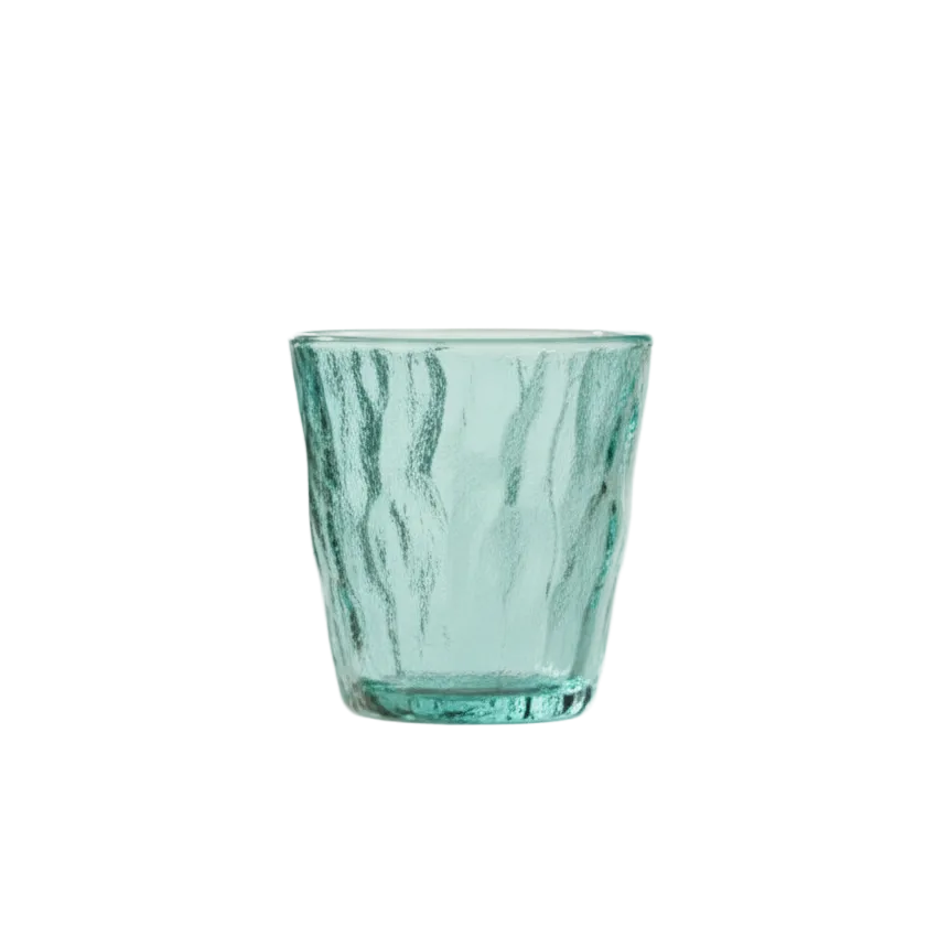 Ice Blue Drinking Glass