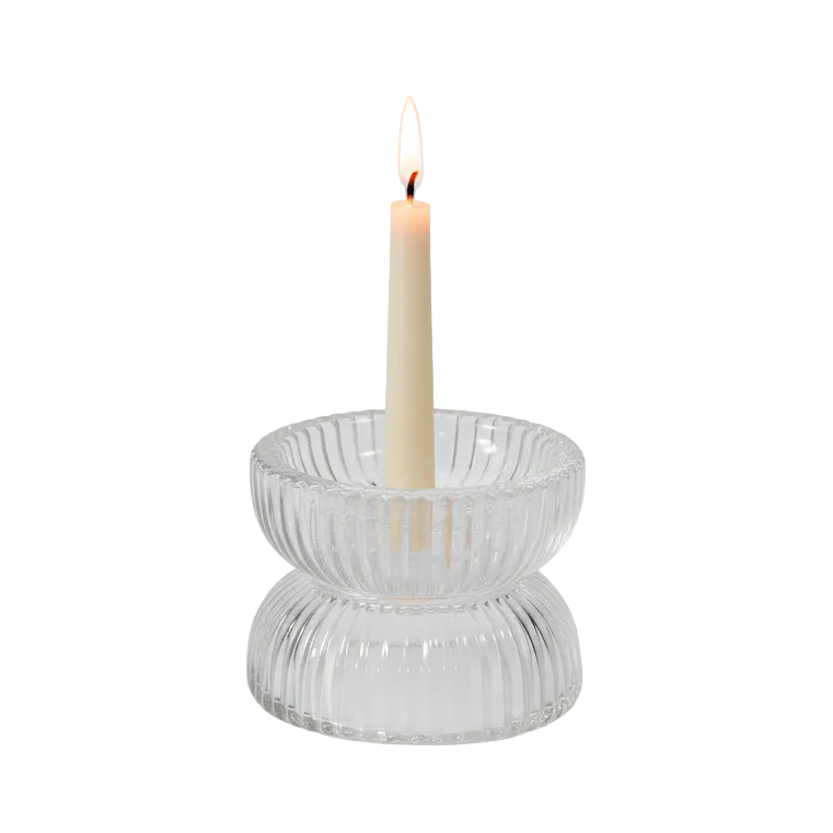 Glass Candle Holder