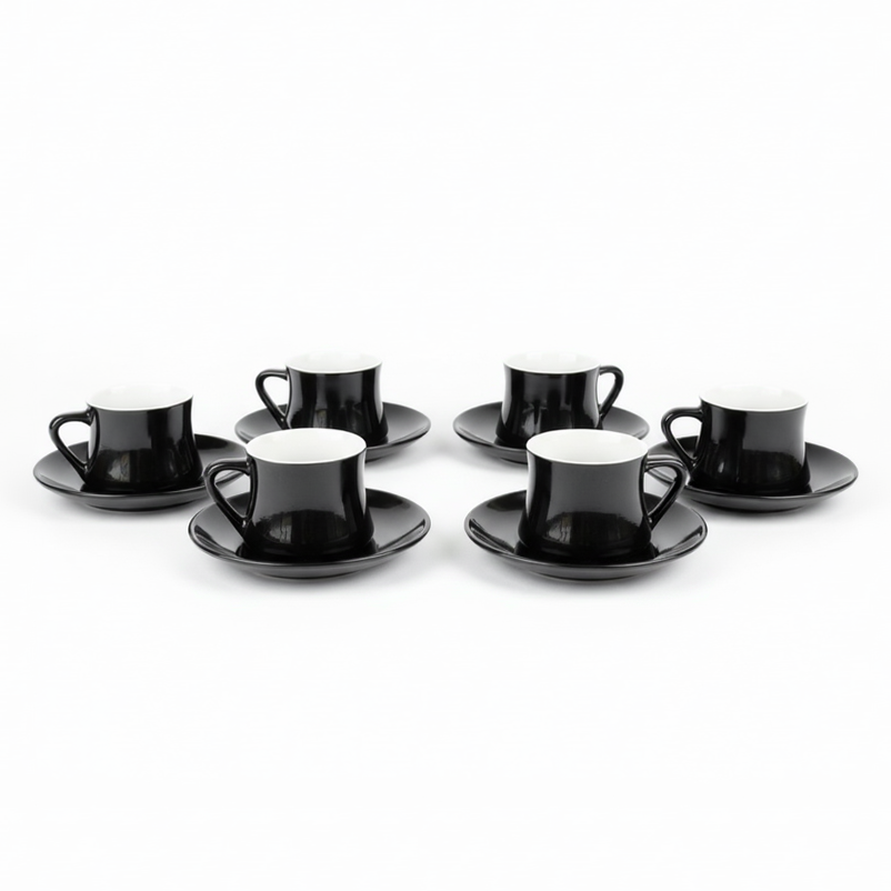 Mini Cup & Saucer 6Pc Set