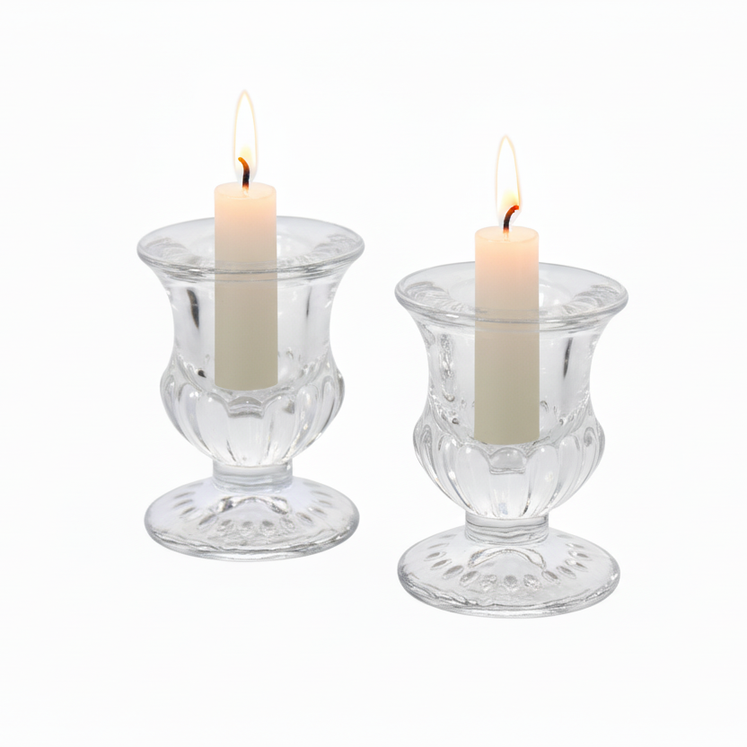 Glass Candle Holder
