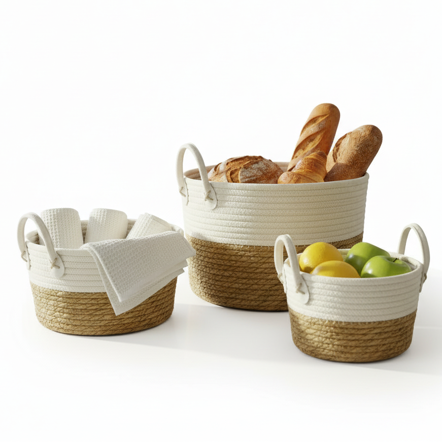 Storage Baskets With Handles