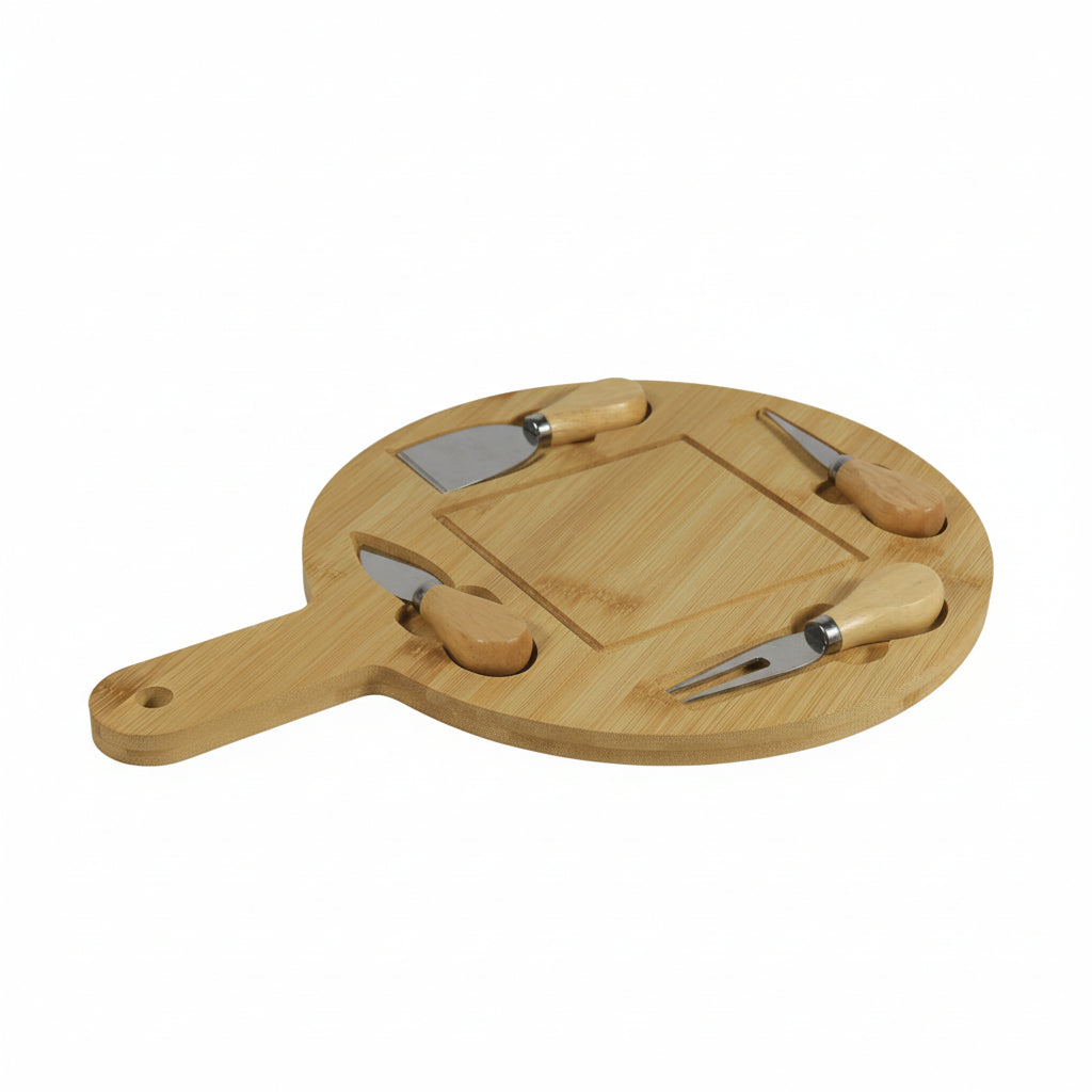Bamboo Chese Board Set