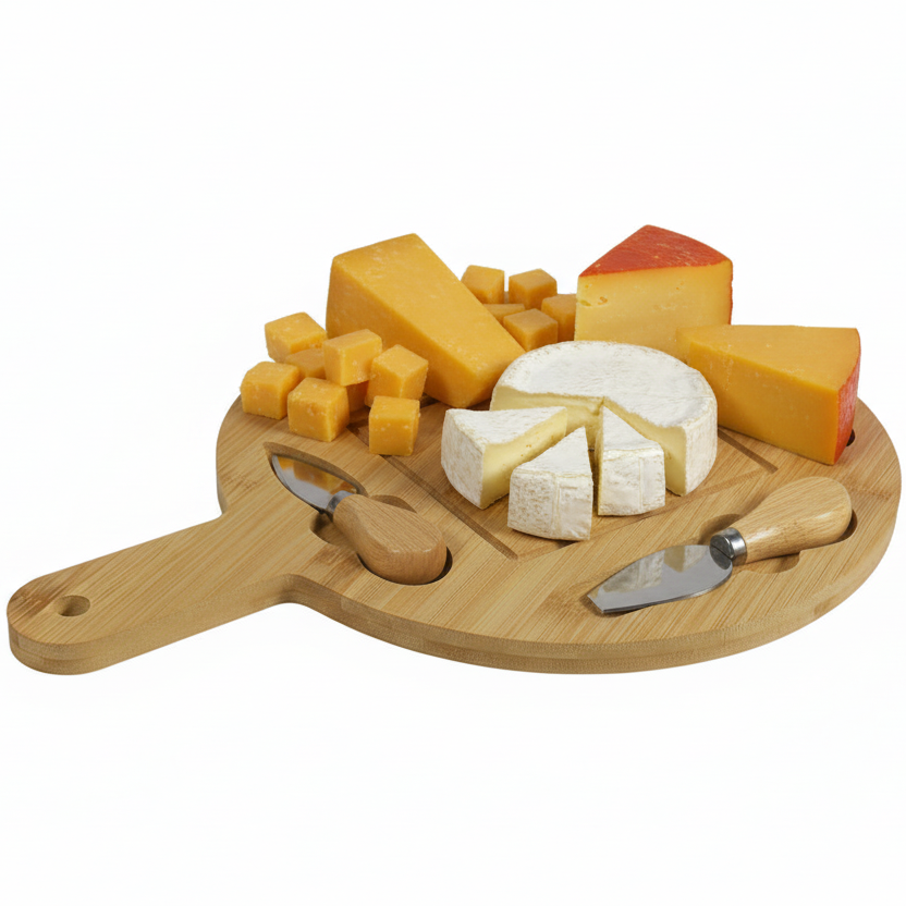 Bamboo Chese Board Set