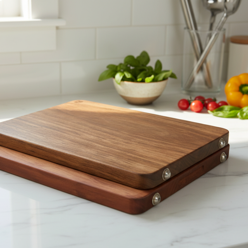 Wooden Cutting Board With Handle