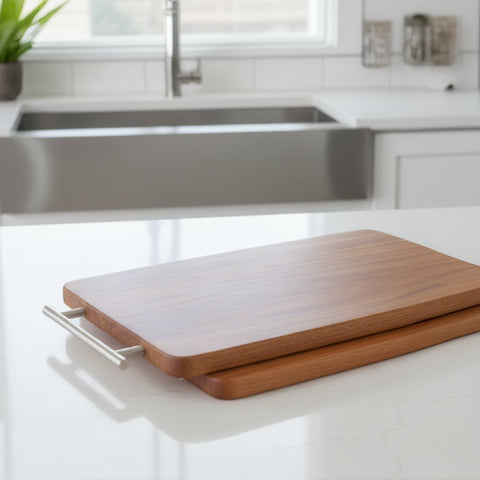 Wooden Cutting Board With Handle