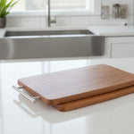 Load image into Gallery viewer, Wooden Cutting Board With Handle
