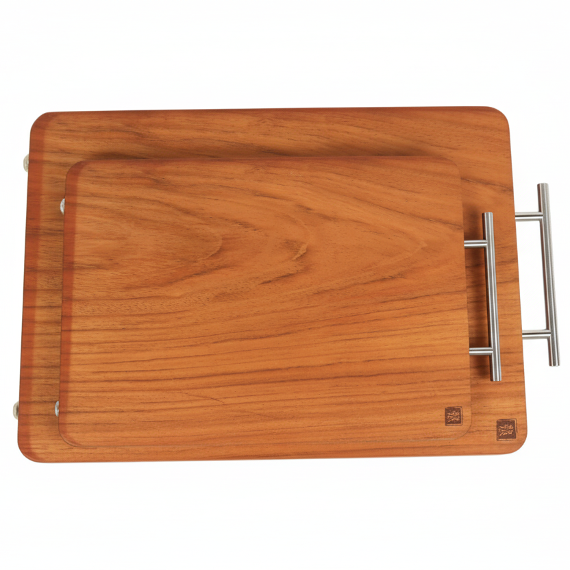Wooden Cutting Board With Handle