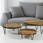 Load image into Gallery viewer, Wood Top Cake Stand
