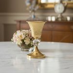 Load image into Gallery viewer, Gold Decorative Stand Vase
