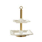 Load image into Gallery viewer, Gold &amp; White 2 Tier Server
