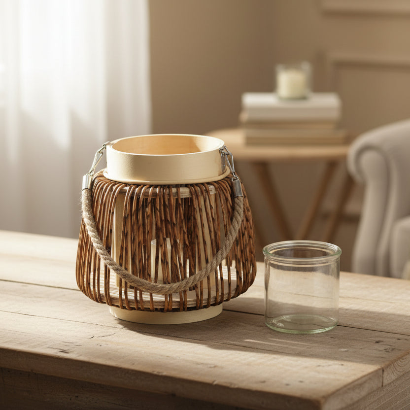 Rattan Hanging Lantern
