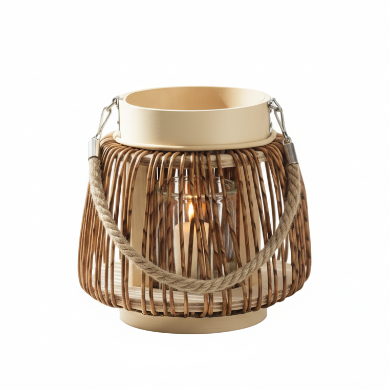 Rattan Hanging Lantern