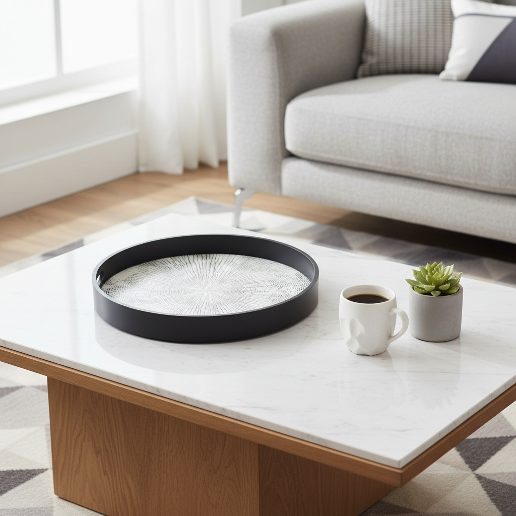 Striped Design Tray