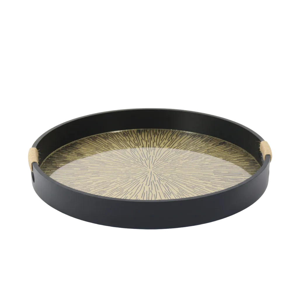 Black & Gold Design Tray