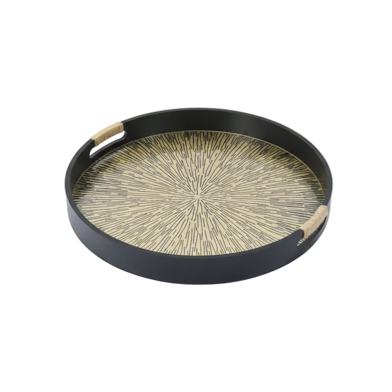 Black & Gold Design Tray