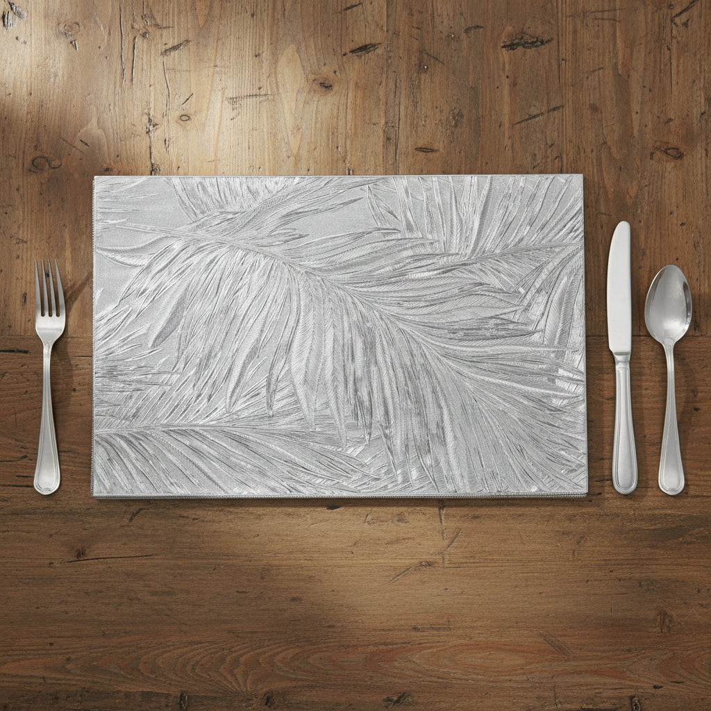 Leaf Design Rectangle Mat