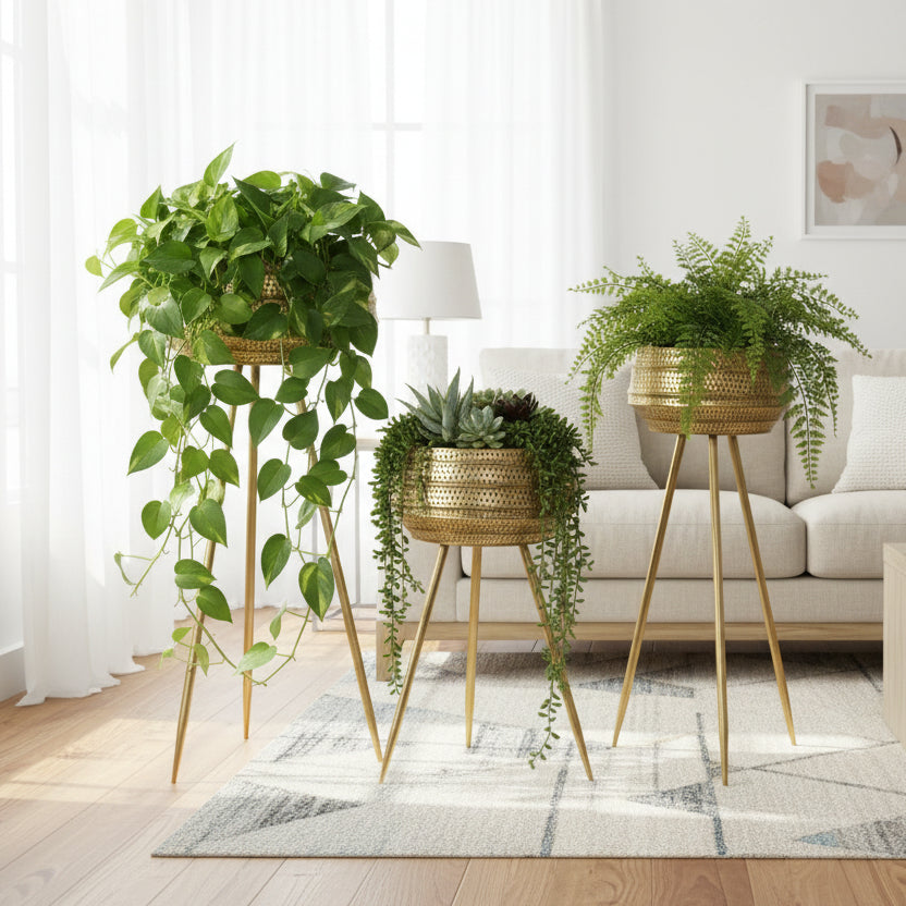 Bowl Planter With Stand