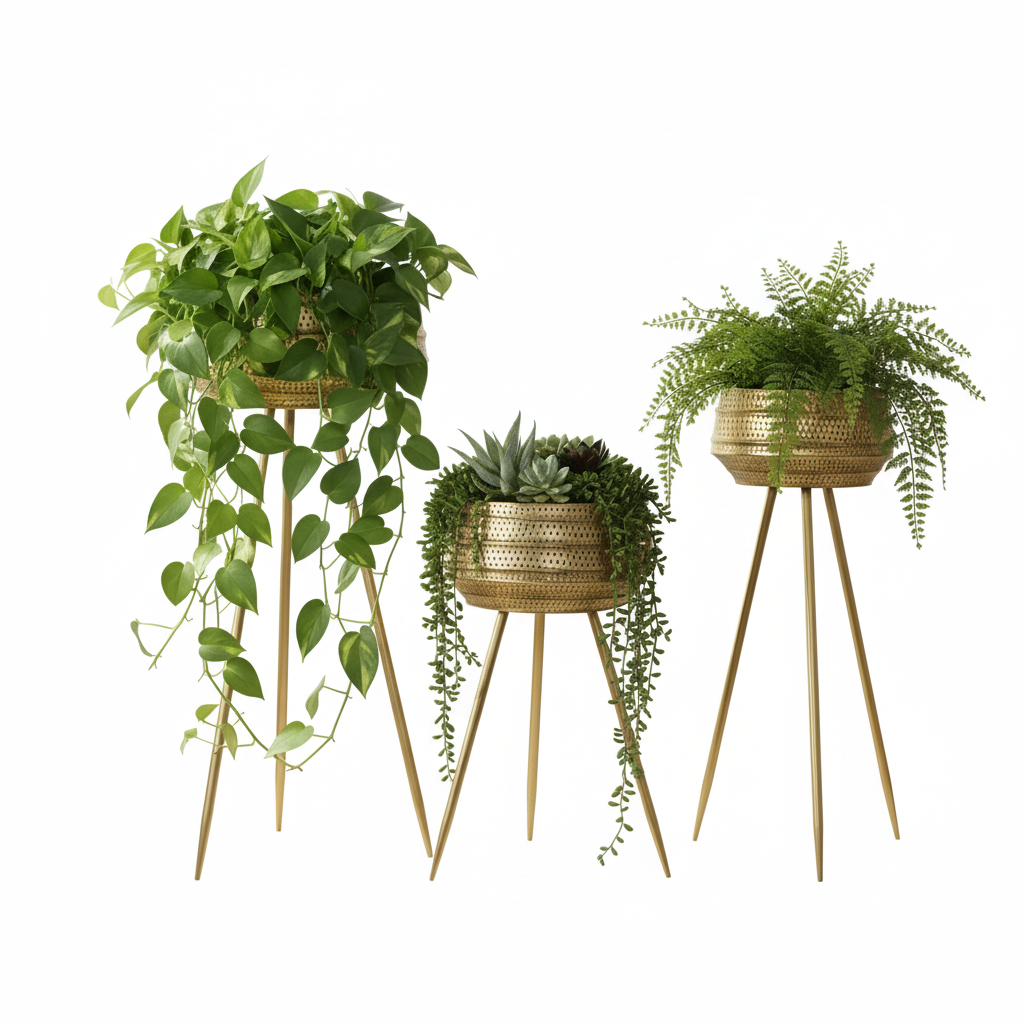 Bowl Planter With Stand