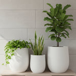 Load image into Gallery viewer, White Flower Pot

