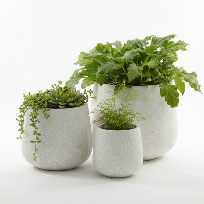 Magnesium White Vase