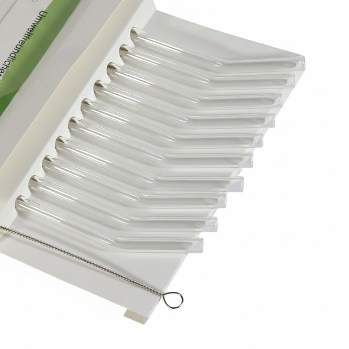 Glass Straw 10 Pcs Pack