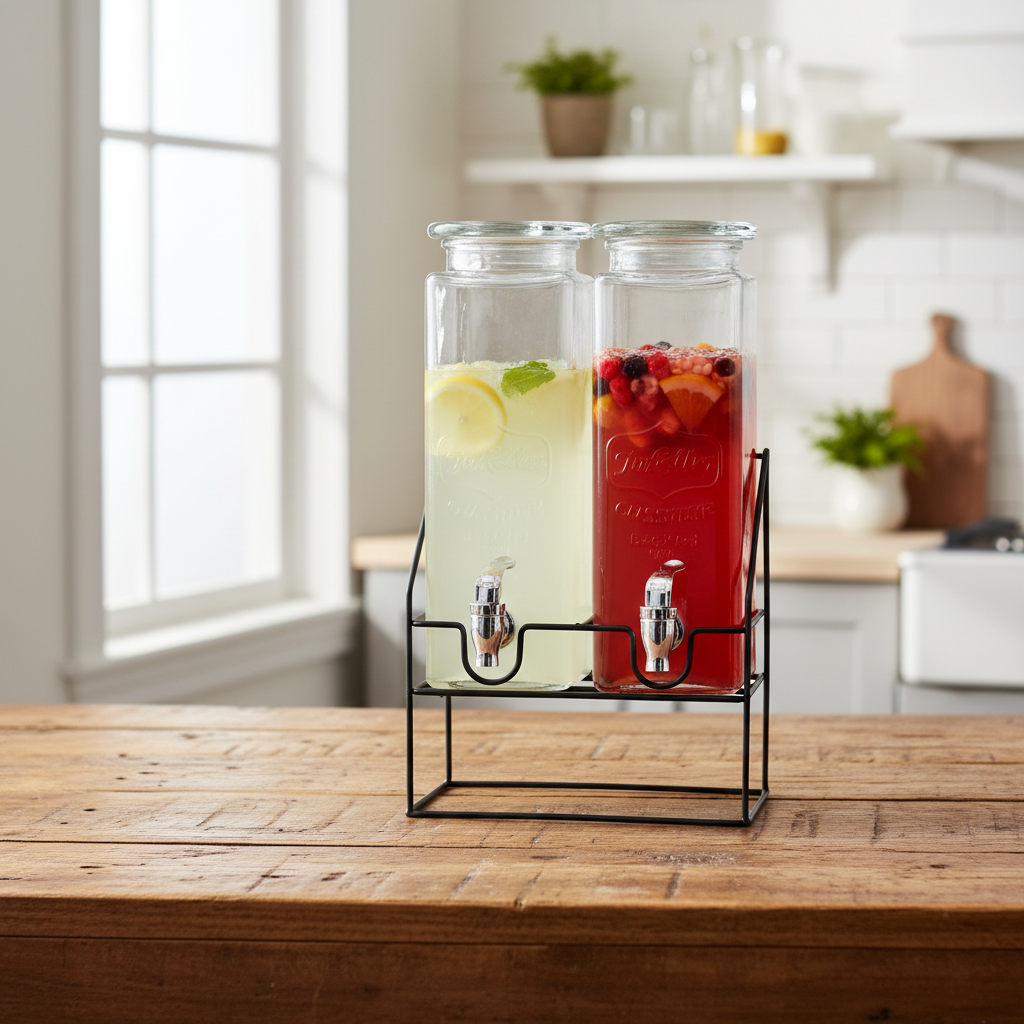 Rectangular Double Dispenser