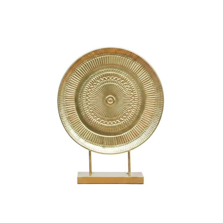 Gold Round Table Deco