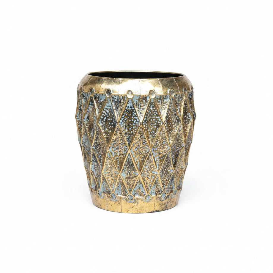 Rustic Gold Design Vase