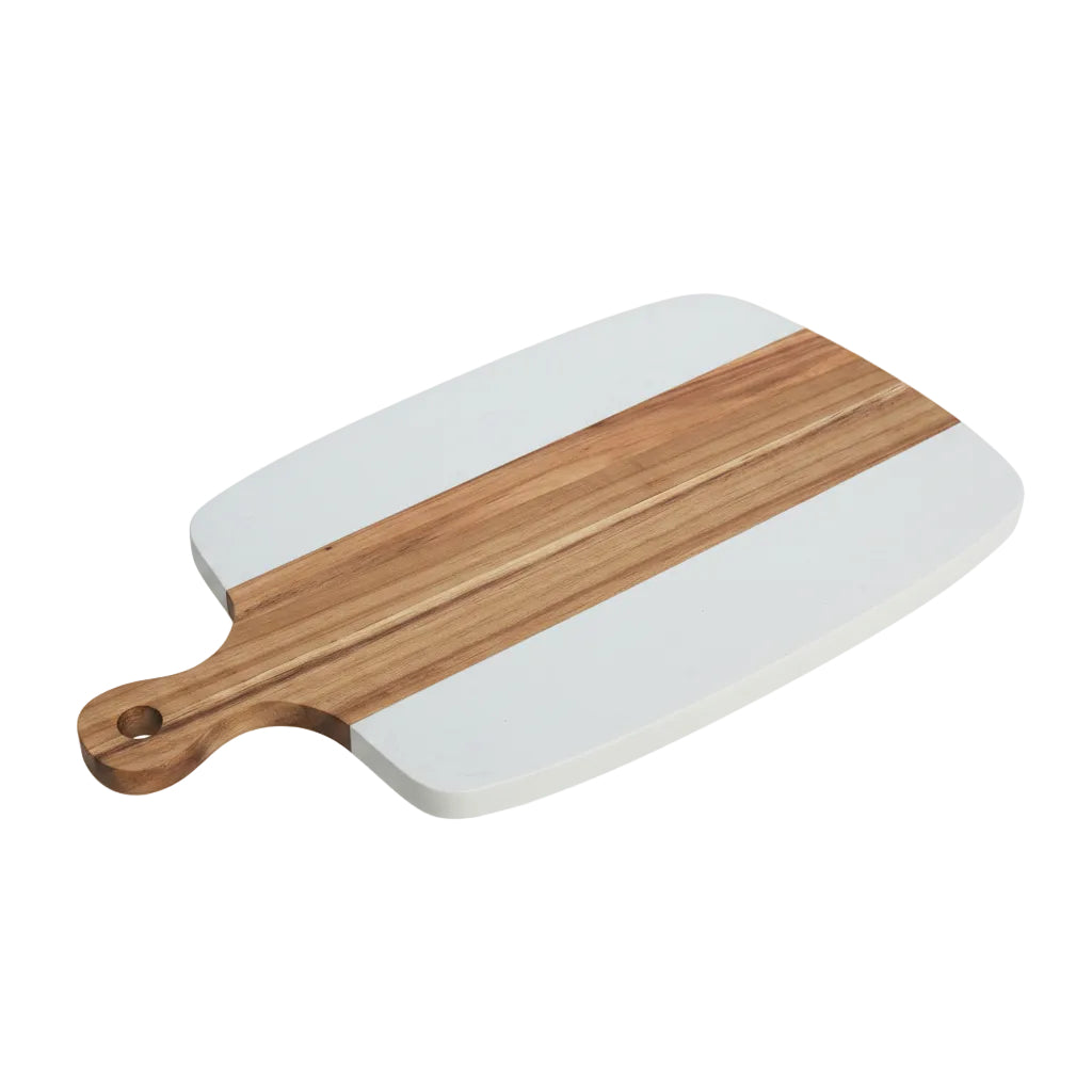 Wood & Marble Pizza Tray