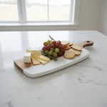Load image into Gallery viewer, Wood &amp; Marble Pizza Tray
