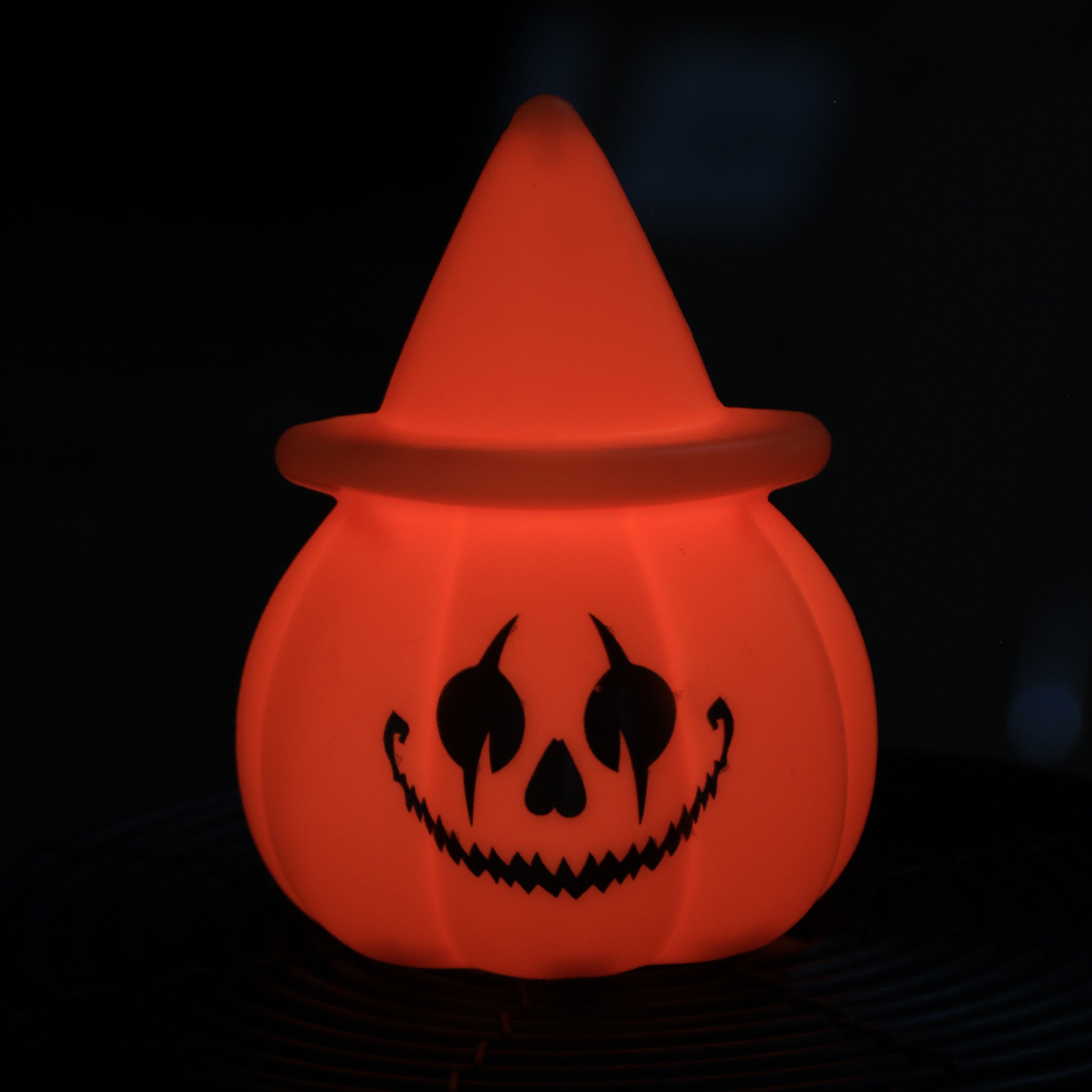 Halloween Pumpkin Ornament With Hat