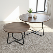 Black & Brown Nesting Table