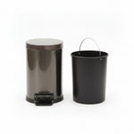 Load image into Gallery viewer, Black Titanium Pedal Bin 5L
